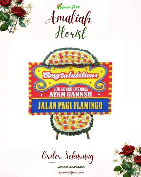 Sewa Papan Bunga Sobang